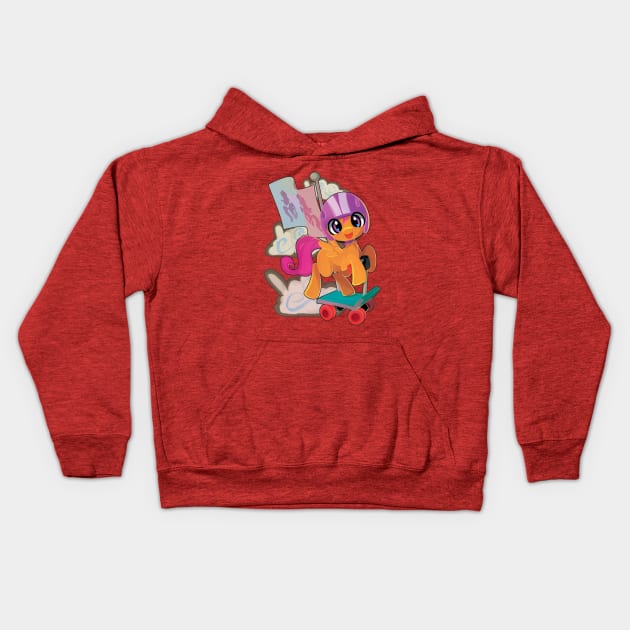 Scootaloo Kids Hoodie by Cenit